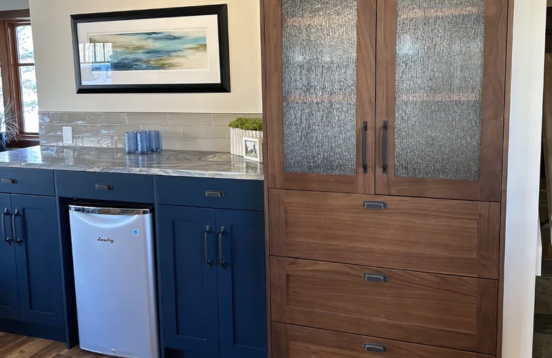 Navy & Walnut Suite